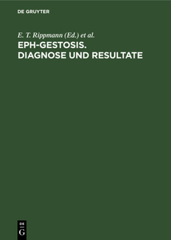 Hardcover EPH-Gestosis. Diagnose und Resultate [German] Book