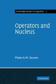 Paperback Operators and Nucleus: A Contribution to the Theory of Grammar Book