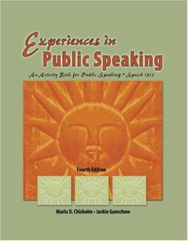 Spiral-bound EXPERIENCES IN PUBLIC SPEAKING: AN ACTIVITY BOOK FOR PUBLIC SPEAKING SPEECH 1315 Book