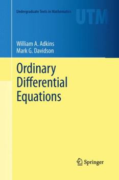 Paperback Ordinary Differential Equations Book