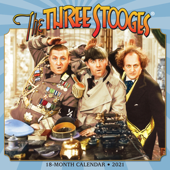 Calendar Three Stooges Wall Calendar, 2021 Calendar Book