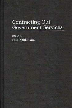 Hardcover Contracting Out Government Services Book