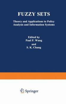 Paperback Fuzzy Sets: Theory and Applications to Policy Analysis and Information Systems Book