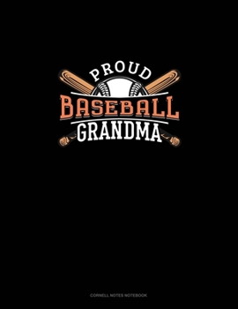 Paperback Proud Baseball Grandma: Cornell Notes Notebook Book
