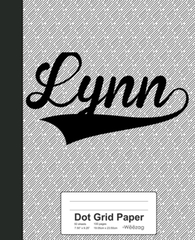 Paperback Dot Grid Paper: LYNN Notebook Book