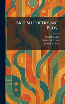 Hardcover British Poetry and Prose Book