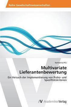 Paperback Multivariate Lieferantenbewertung [German] Book