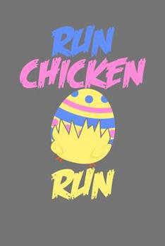 Run Chicken Run: 100 handwriting paper Pages Large Big 6" x 9"  for eastern and for school boys, girls, kids and pupils