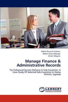 Paperback Manage Finance & Administrative Records Book