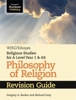 Paperback WJEC/Eduqas Religious Studies for A Level Year 1 & AS - Philosophy of Religion Revision Guide Book