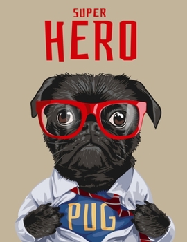 Paperback Super Hero Sketchbook- Notebook for Drawing, Writing, Painting, Sketching, Doodling- 200 Pages, 8.5x11 High Premium White Paper Book