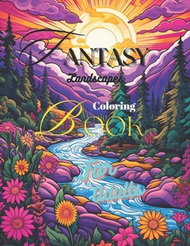 Paperback Fantasy Landscapes Coloring-Book: Dream of Paradise for Adults Book