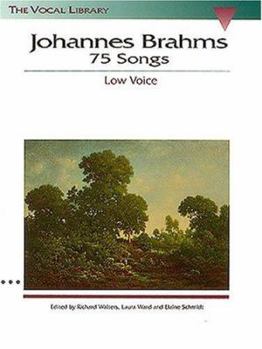 Paperback Johannes Brahms: 75 Songs: The Vocal Library Book