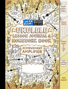 Paperback Ukulele Lesson Journal and Homework Book