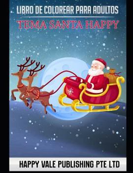 Paperback Libro De Colorear Para Adultos: Tema Santa [Spanish] Book
