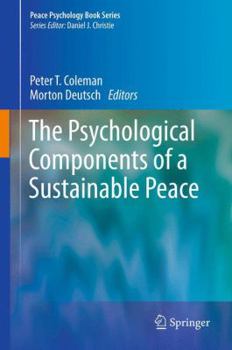 Hardcover Psychological Components of Sustainable Peace Book