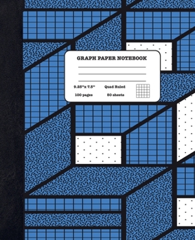 Paperback Graph Paper Notebook Quad Ruled 5x5: Maths and Computer Science - Composition Notebook for Girls Boys Students - cute Notebook for College School - Ge Book