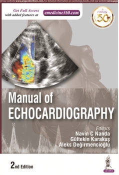 Paperback Manual of Echocardiography Book