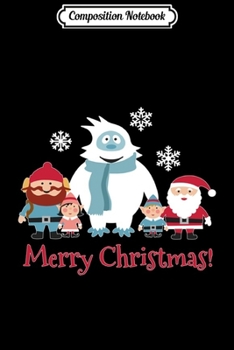 Composition Notebook: Christmas Abominable Snowman Santa Cornelius of the Yukon Journal/Notebook Blank Lined Ruled 6x9 100 Pages