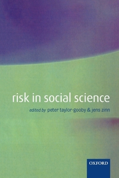 Paperback Risk in Social Science Book