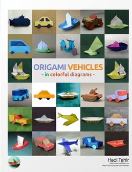 Paperback Origami Vehicles - In Colorful Diagrams Book