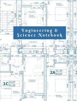 Paperback Engineering & Science Notebook: Graph Paper Quad Ruled Math Graphing Composition Book For Students, Architects and Landscape Drawing Book