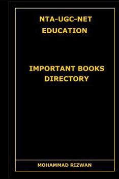 Paperback Nta-Ugc-Net Education: Important Books Directory Book