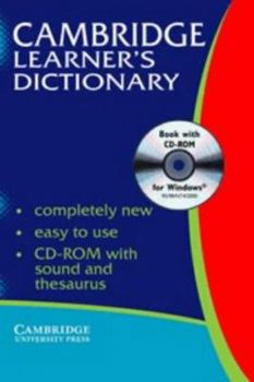 Paperback Cambridge Learner's Dictionary [With CDROM] Book