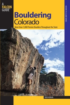 Paperback Bouldering Colorado Book