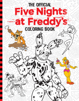 Paperback Five Nights at Freddy's Official Coloring Book: An Afk Book