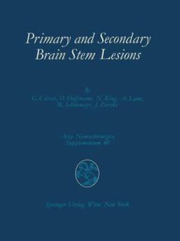 Paperback Primary and Secondary Brain Stem Lesions Book