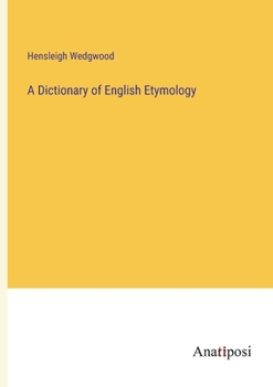 Paperback A Dictionary of English Etymology Book