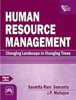 Paperback HUMAN RESOURCE MANAGEMENT: CHANGING LANDSCAPE Book