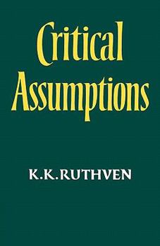 Paperback Critical Assumptions Book