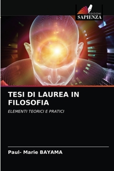 Paperback Tesi Di Laurea in Filosofia [Italian] Book