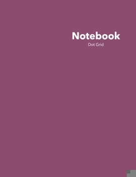 Dot Grid Notebook: Stylish Euphoric Magenta Notebook, 120 Dotted Pages 8.5 x 11 inches Large Journal - Softcover Color Trends Collection