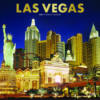 Calendar Las Vegas 2023 Square Foil Book