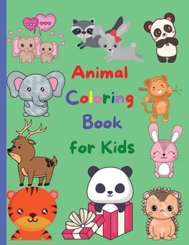 Paperback Animal Coloring Book for Kids Book