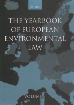 Hardcover Yearbook of European Environmental Law Book