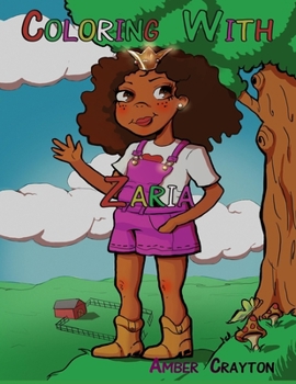 Paperback Coloring with Zaria Book