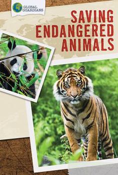 Library Binding Saving Endangered Animals Book