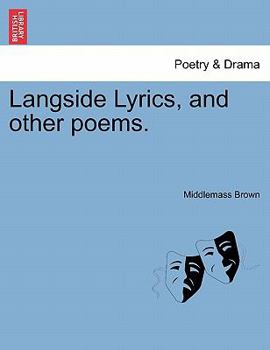 Paperback Langside Lyrics, and Other Poems. Book