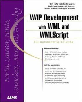 Paperback WAP Development with WML and WMLScript (With CD-ROM) Book