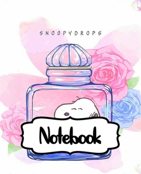 Notebook: Little White Beagle Snoopy Dog House The Peanuts Comics Strip Animation Boys Kids Adults Elementary Supplies Student Teacher Daily Creative ... Boys And Girls, 110 Pages 7.5 x 9.25 Inches