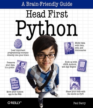 Paperback Head First Python: A Brain-Friendly Guide Book