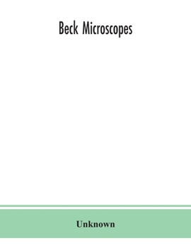 Paperback Beck microscopes Book