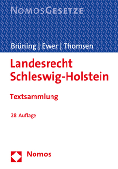Paperback Landesrecht Schleswig-Holstein: Textsammlung [German] Book