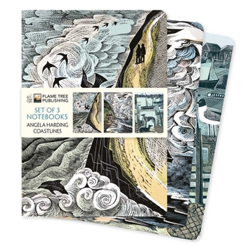 Misc. Angela Harding: Coastlines Set of 3 Standard Notebooks Book