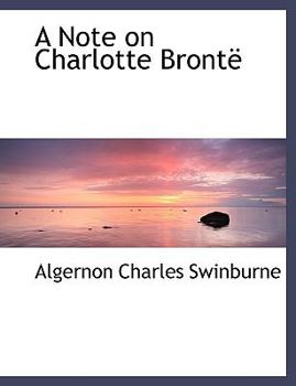 Paperback Note on Charlotte Bronte Book