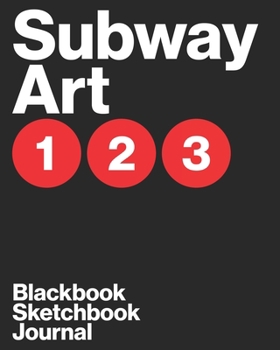 BLACKBOOK: Graffiti Sketchbook or Journal 8x10in/120pages